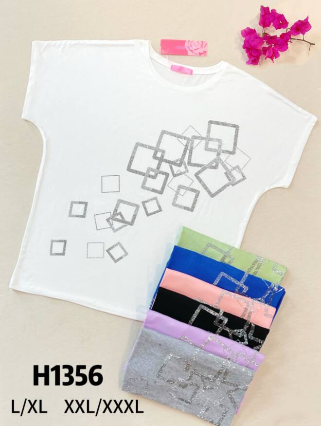 Bluzka damskie H1356 MIX KOLOR L-3XL