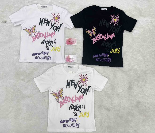 Bluza dziewczęce 4028 1 kolor 4-14 1