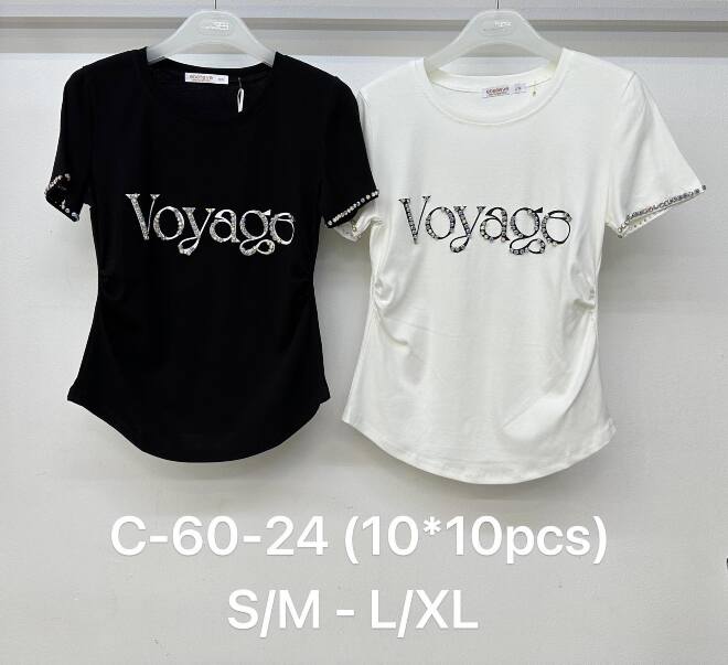 Bluzka damskie C-60-24 MIX KOLOR S/M-L/XL  