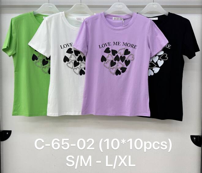 Bluzka damskie C-65-02 MIX KOLOR S/M-L/XL   4