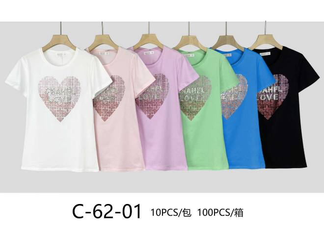 Bluzka damskie C-62-01 MIX KOLOR STANDARD   1