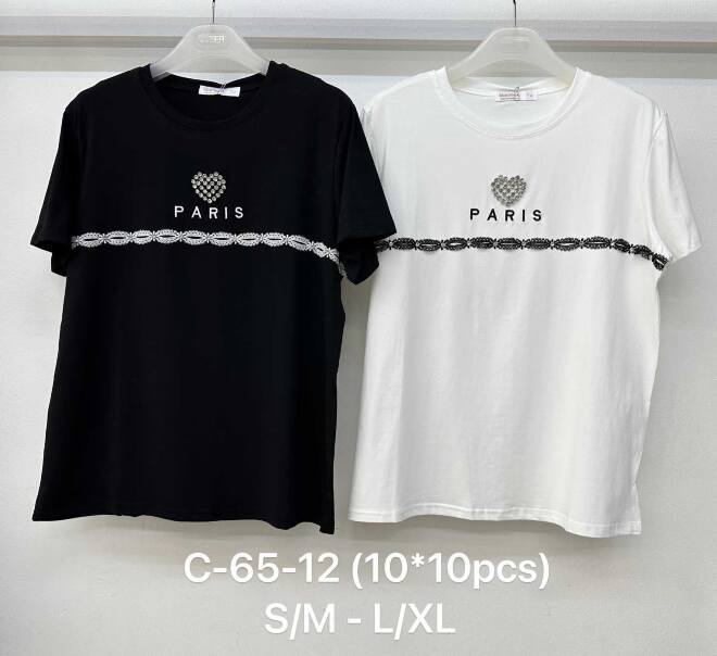 Bluzka damskie C-65-12 MIX KOLOR S/M-L/XL  