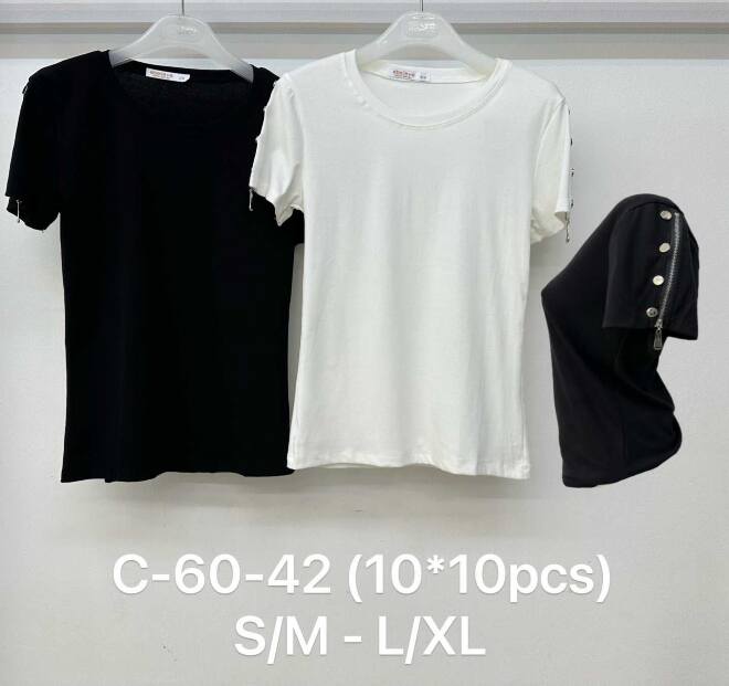Bluzka damskie C-60-42 MIX KOLOR S/M-L/XL  