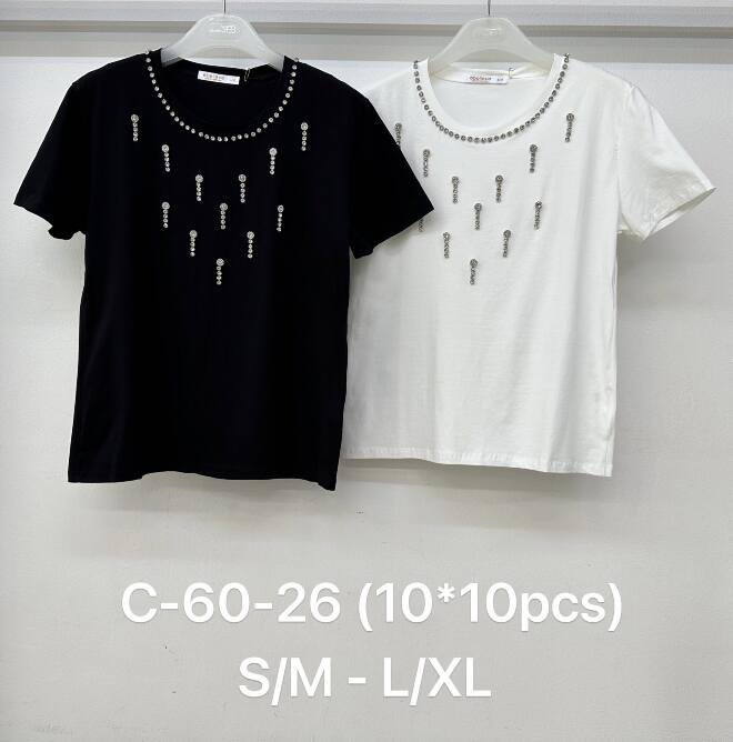 Bluzka damskie C-60-26 MIX KOLOR S/M-L/XL   1