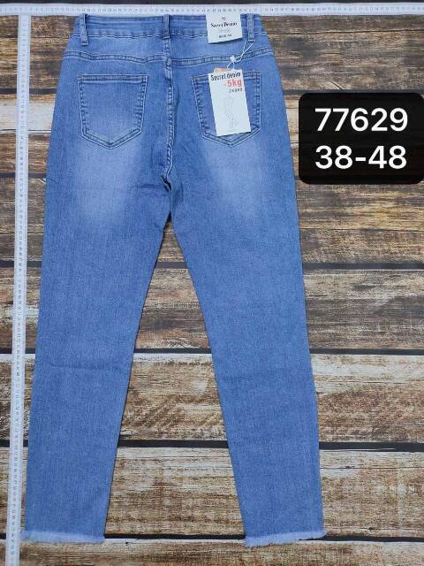 Jeansy damskie 77629 1 kolor 38-48 1