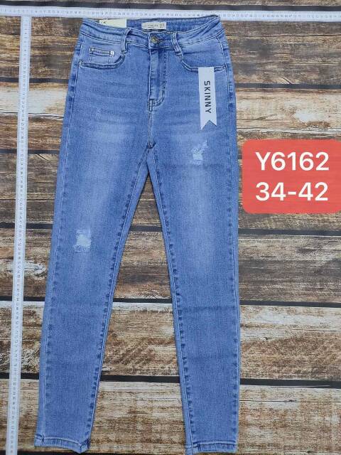 Jeansy damskie Y6162 1 kolor 34-42 1