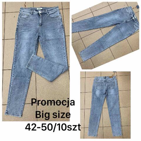 Jeansy damskie J123 1 kolor 42-50