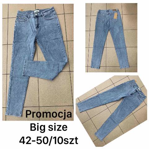 Jeansy damskie J124 1 kolor 42-50