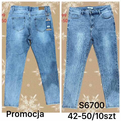 Jeansy damskie S6700 1 kolor 42-50 1