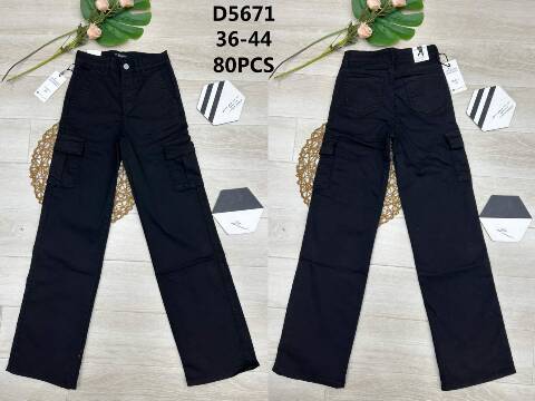 Jeansy damskie D5380-1 1 kolor 36-44 1