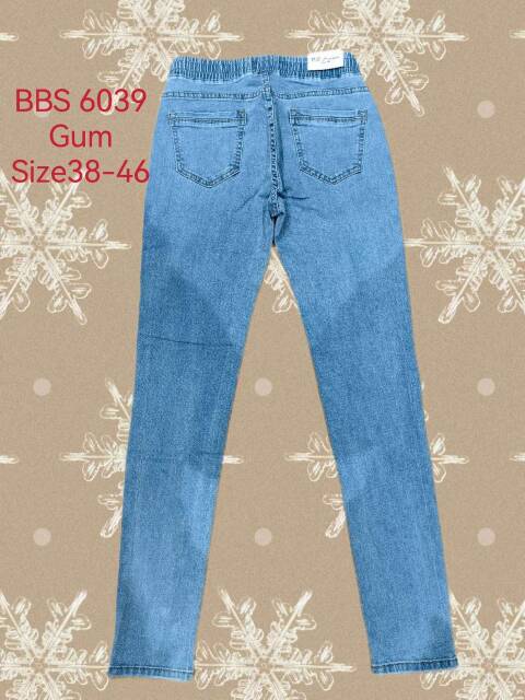 Jeansy damskie 6039 1 kolor 38-46 2