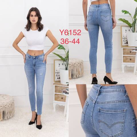 Jeansy damskie Y6165 1 kolor 36-44 1