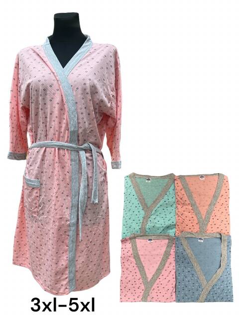Piżama damskie P129 1 kolor 3XL-5XL 1