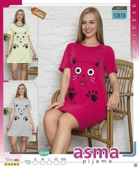 Piżama damskie 12618 1 kolor S-2XL (Towar Treckie)