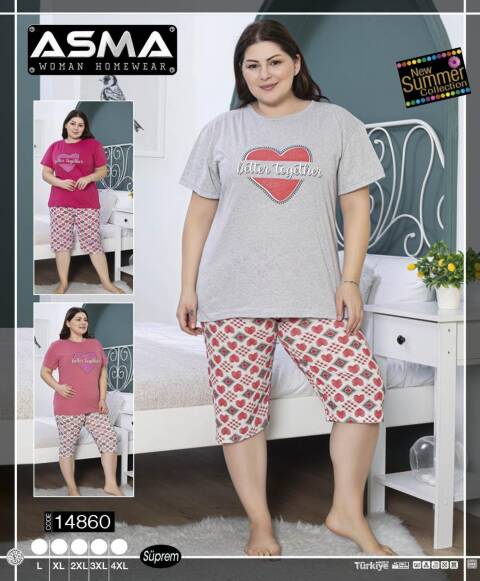 Piżama damskie 14860 1 kolor L-4XL (Towar Treckie) 1