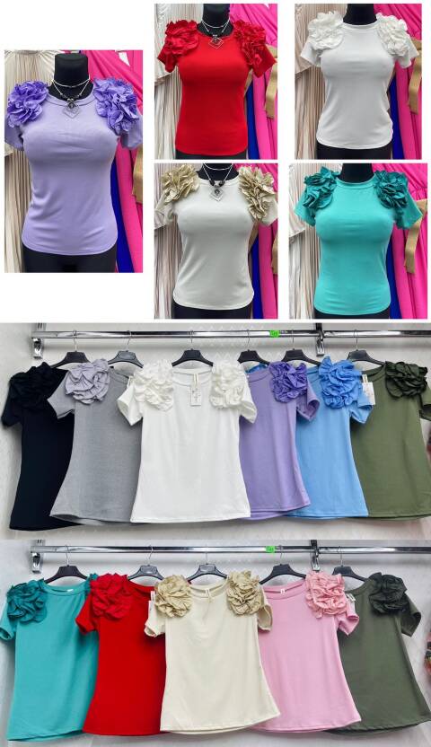 Bluzka damskie V191 Mix kolor Standard