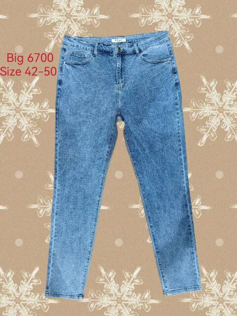 Jeansy damskie 6700 1 kolor 42-50 1