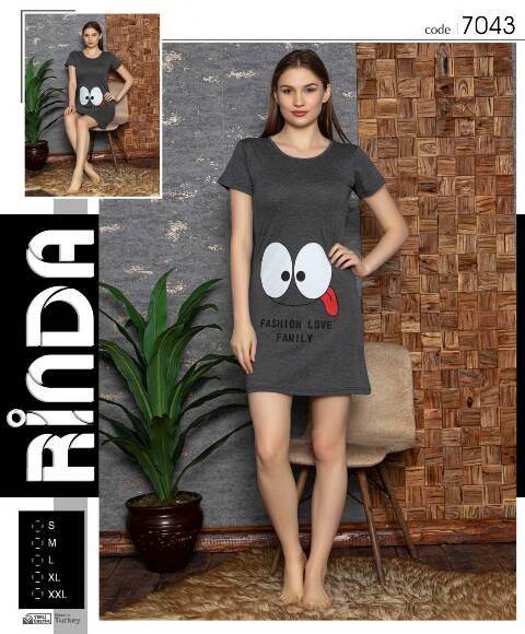 Koszula nocna damskie 7043 1 kolor Standard  1