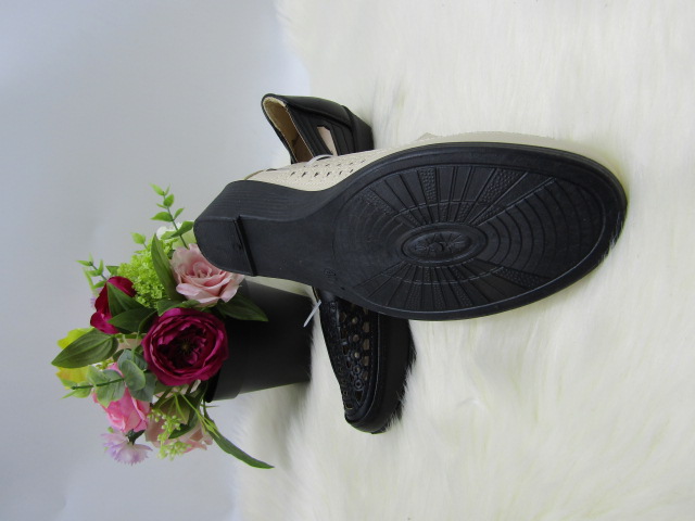 Baleriny Damskie E817 BROWN/BLACK/BEIGE 37-42 1