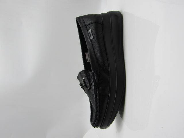 Półbuty Damskie 0666 BLACK/BLACK 36-41