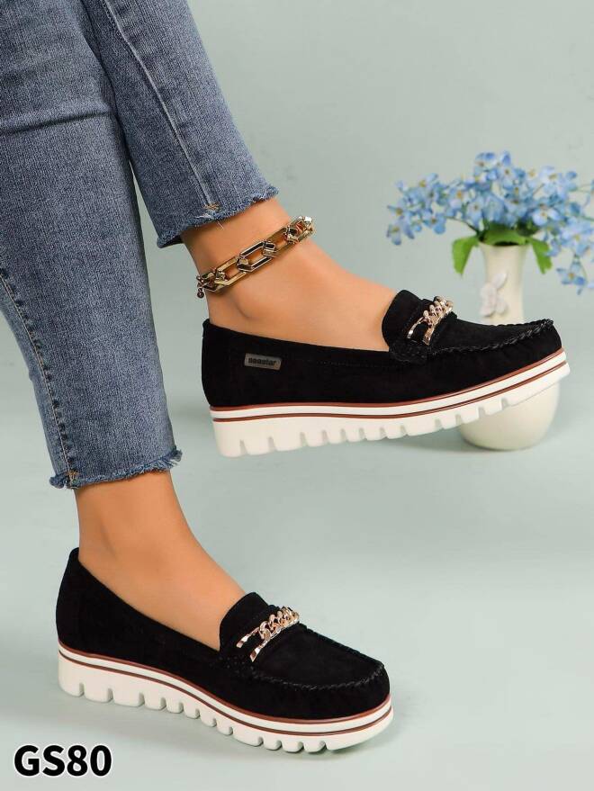 Półbuty Damskie GS80 BLACK 36-41 1