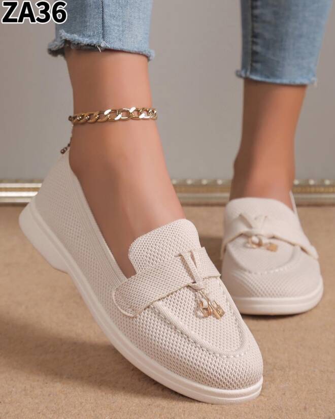 Półbuty Damskie ZA36 BEIGE 36-41 1