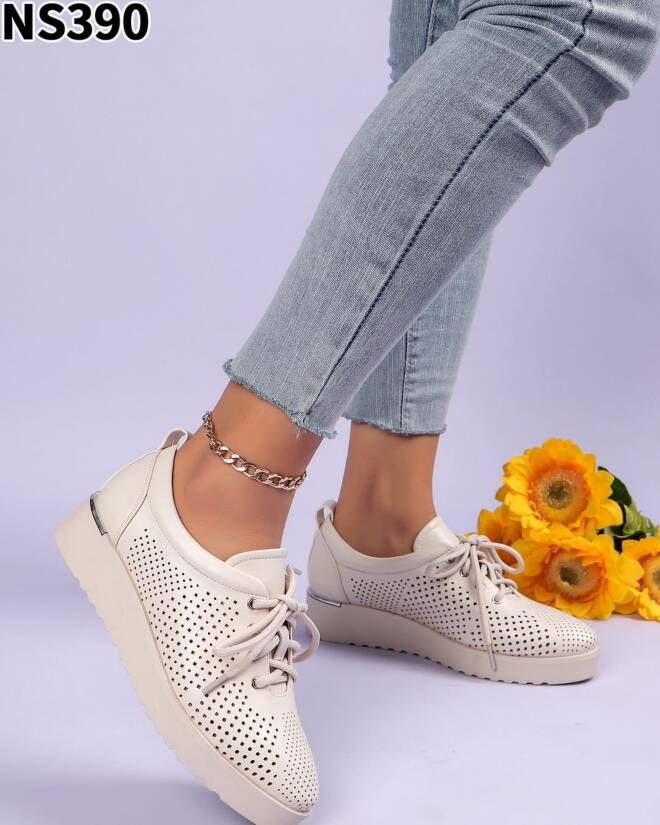 Półbuty Damskie NS390 BEIGE 36-41