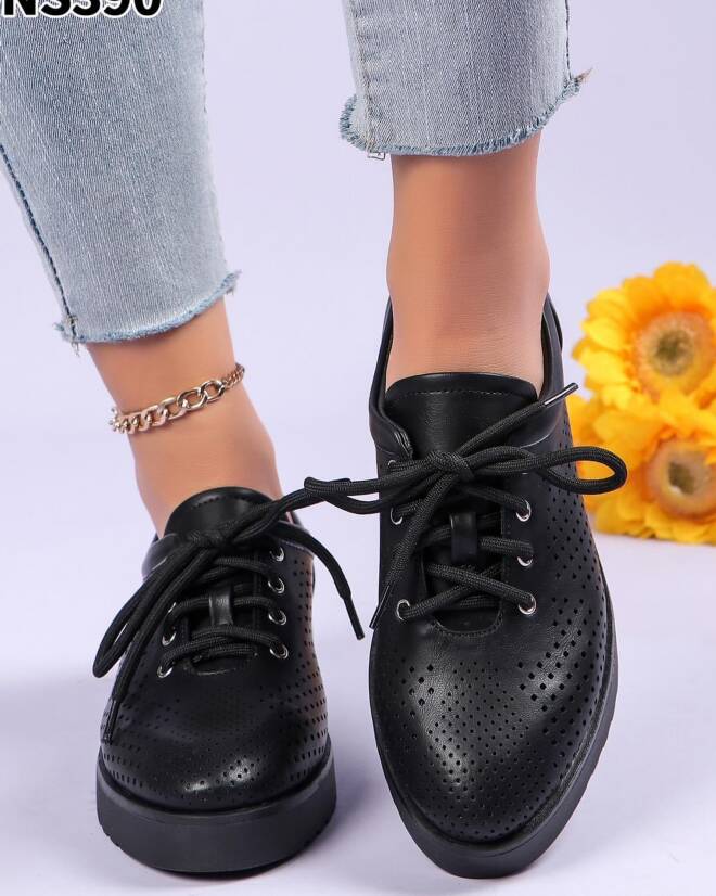 Półbuty Damskie NS390 BLACK 36-41 1