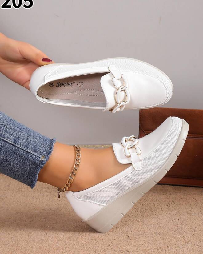 Półbuty Damskie 205 WHITE 36-41