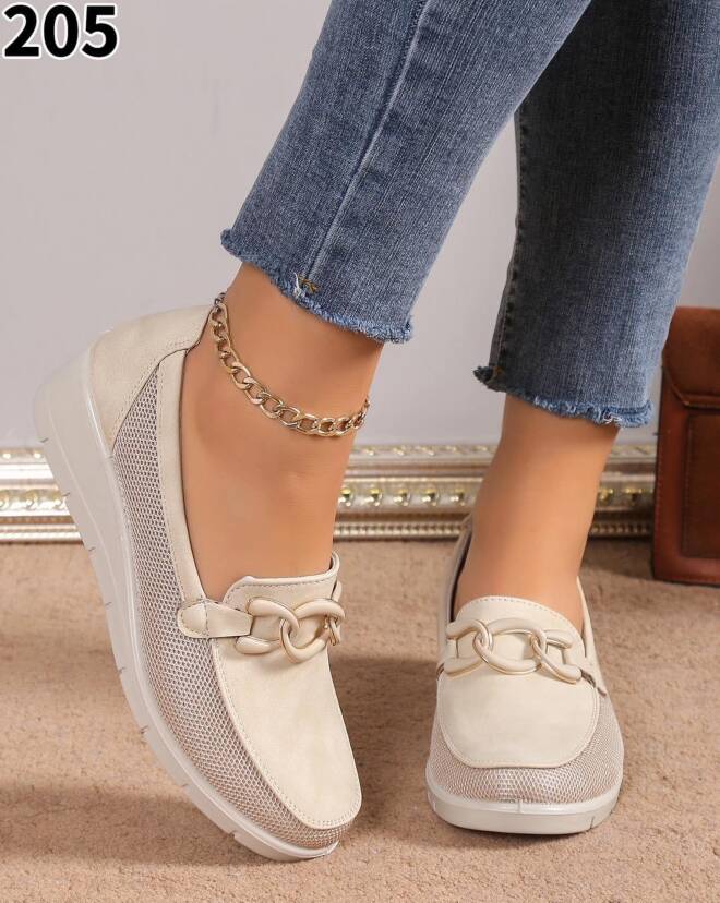Półbuty Damskie 205 BEIGE 36-41 1