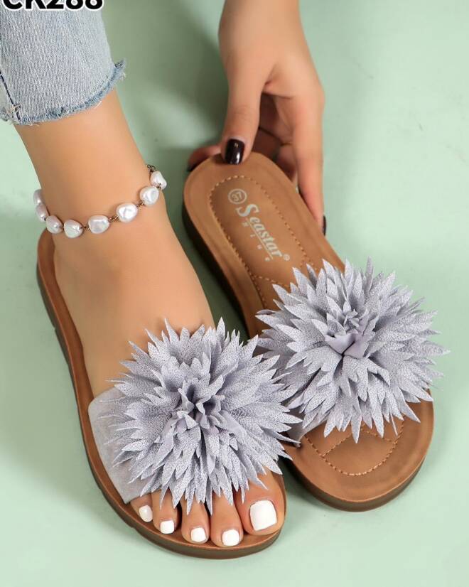 Klapki Damskie CK288 GREY 36-41 1