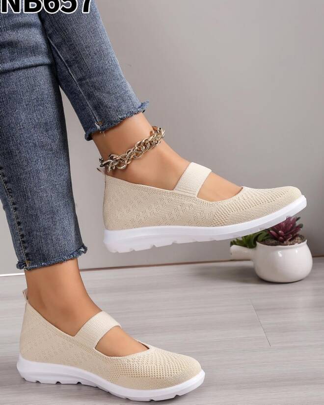 Baleriny Damskie NB657 BEIGE 36-41