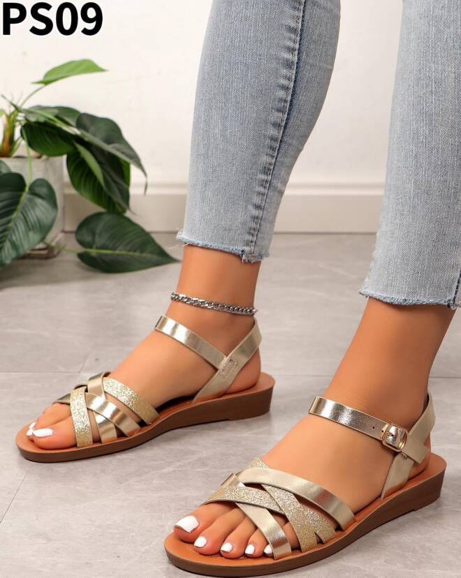 Klapki Damskie PS09 GOLD 36-41 1