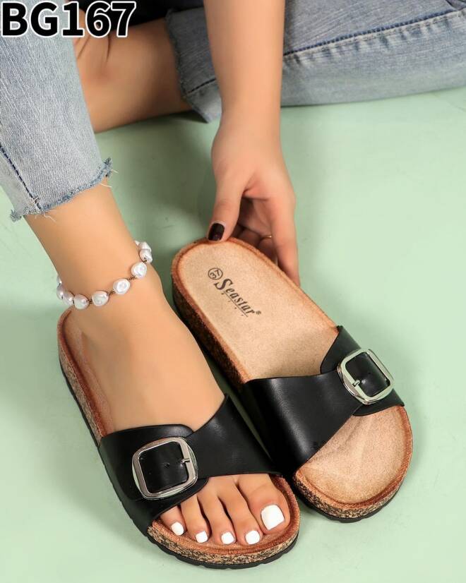 Klapki Damskie BG167 BLACK 36-41