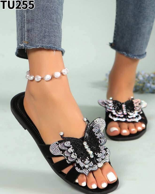 Klapki Damskie TU255 BLACK 36-41