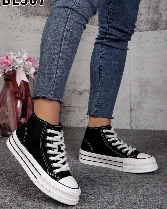 Trampki damskie BL507 BLACK 36-41 1