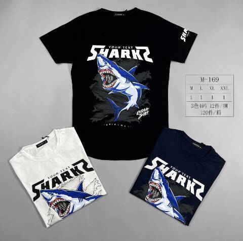 Bluzka Męskie M-169 Mix kolor M-2XL 1