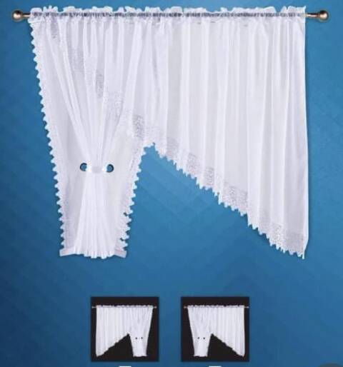 Firanki gotowe  R22 Mix kolor 150x400 1