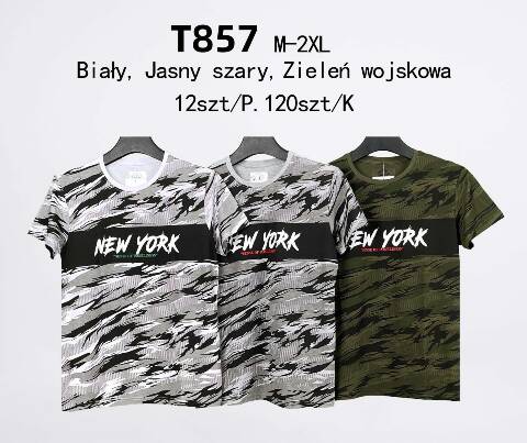 Bluzka Męskie T857 Mix kolor M-2XL 1