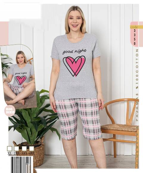 Piżama Damskie 1013 1 kolor XL-4XL (Towar Tureckie) 1