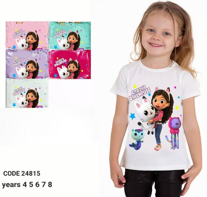 Bluzki dziewczęce 24815 1 KOLOR 3-8