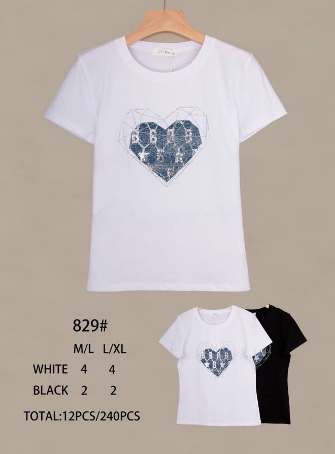 Bluzka damskie 829 MIX KOLOR M-XL