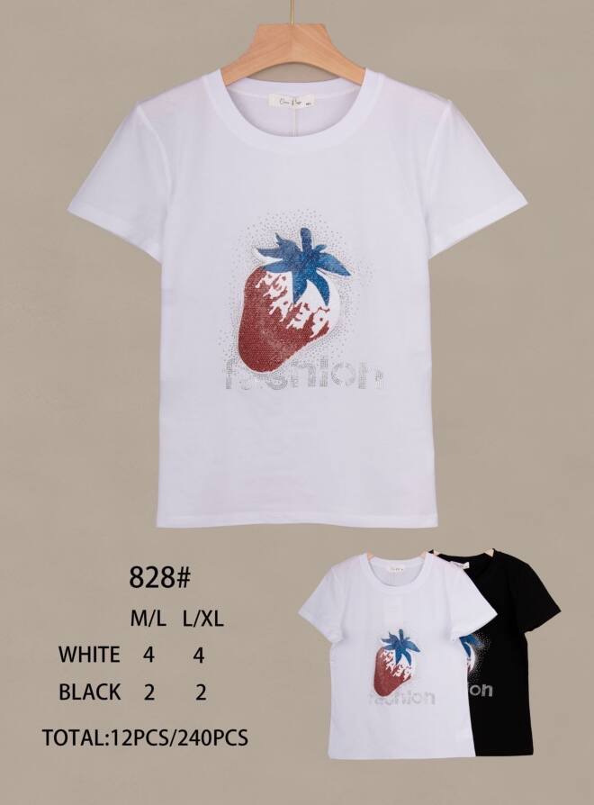 Bluzka damskie 828 MIX KOLOR M-XL