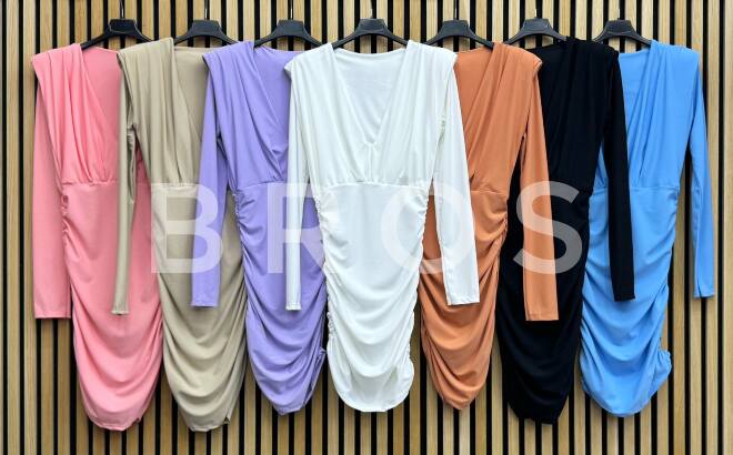 Sukienka damskie 7001 Mix kolor Standard (Towar Włoskie) 1