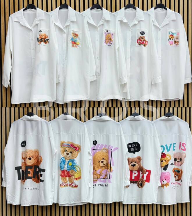 Koszule damskie 15074 Mix kolor Standard (Towar Włoskie)   1