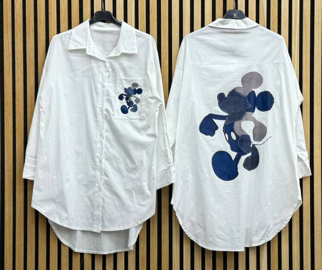 Koszule damskie 15081 Mix kolor Standard (Towar Włoskie)   1