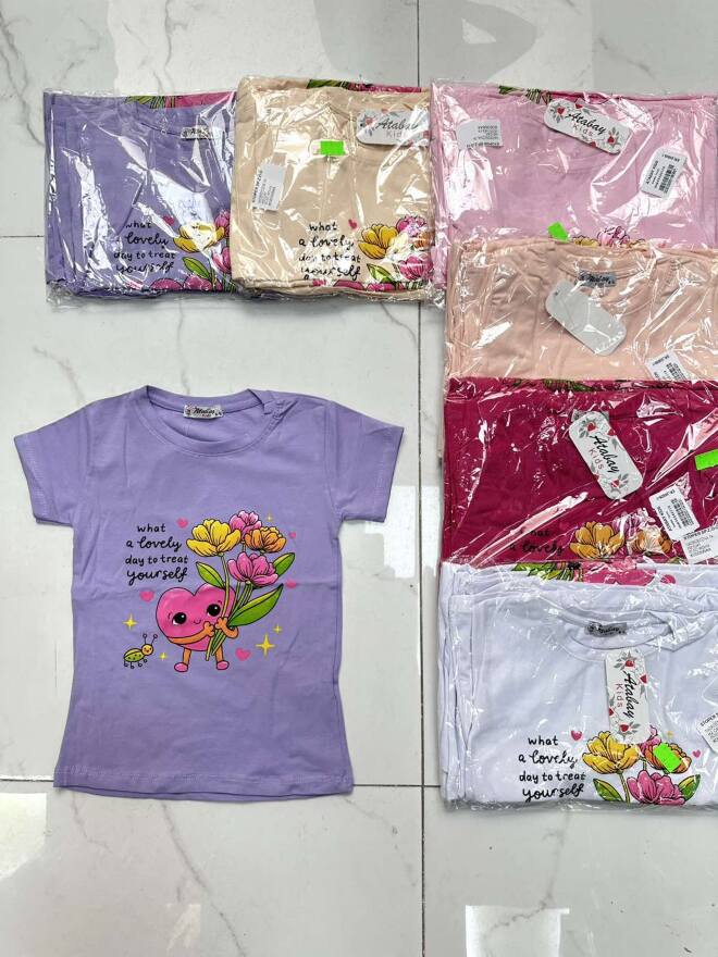 Bluza dziewczęce 16151 MIX KOLOR 5-8 1