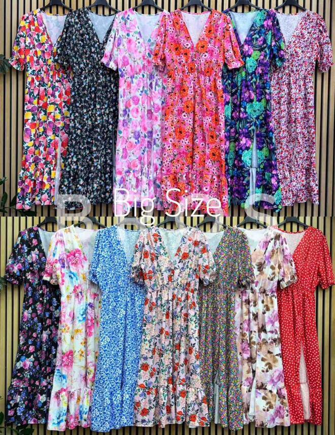 Sukienka damskie 13009 Mix kolor XXL(Towar Włoskie)