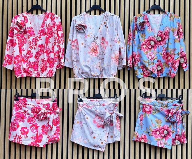 Komplet damskie 13001 Mix kolor Standard (Towar Włoskie) 1