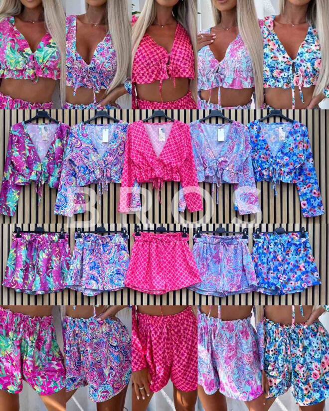 Komplet damskie 13002 Mix kolor Standard (Towar Włoskie) 1